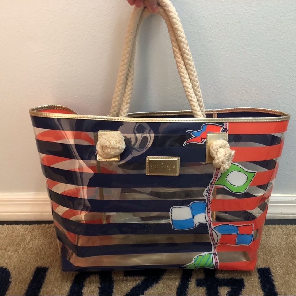 Lilly Pulitzer beach bag